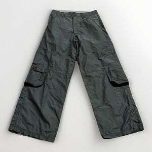 Vintage 90s Menace Rave Cargo Pants 30 Shiny USA Wide Leg Skate UFO KIK JNCO